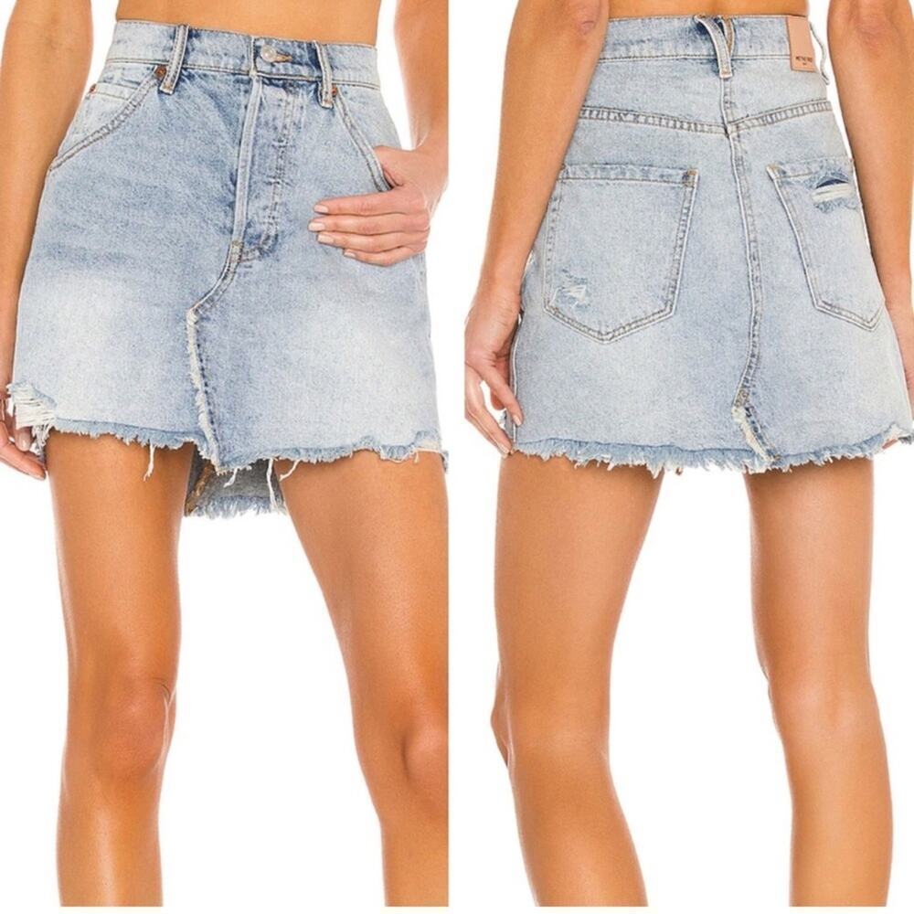 Free People Brea Cutoff Skirt